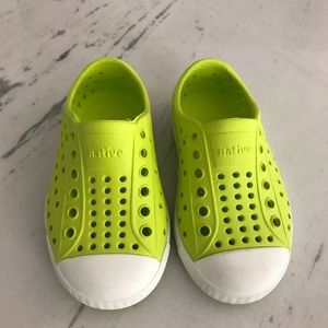 Native shoes kids size 6